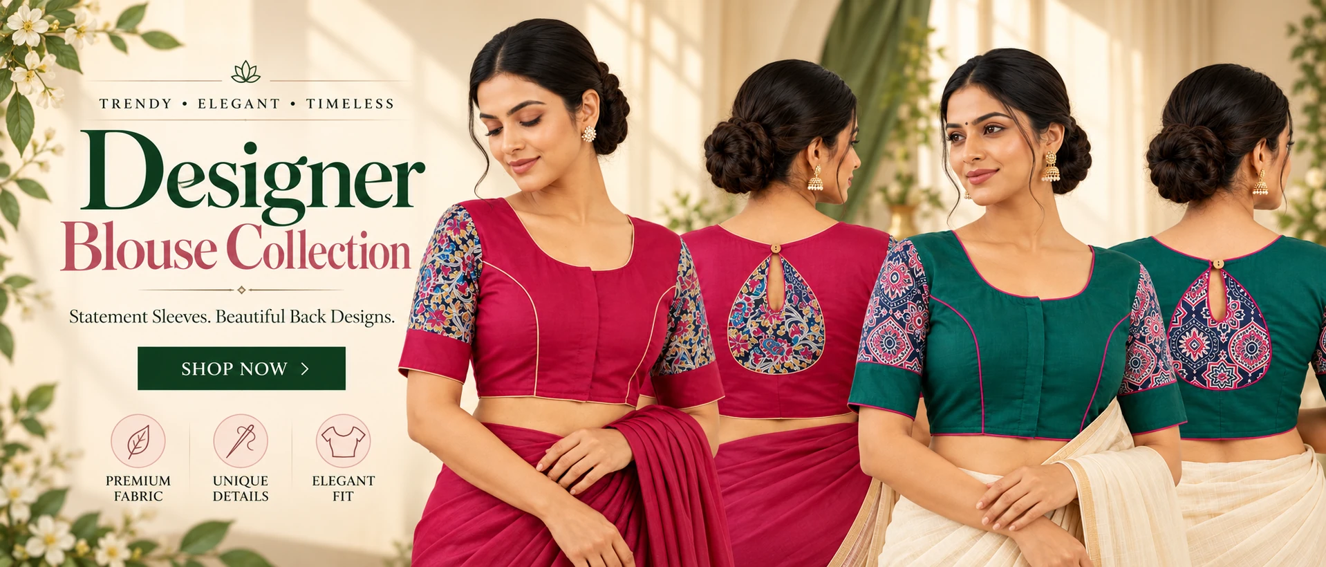 Statement Sleeves & Back Designs