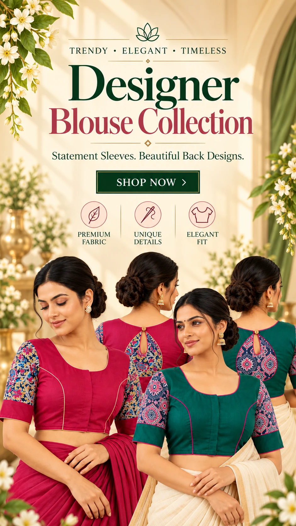 Statement Sleeves & Back Designs